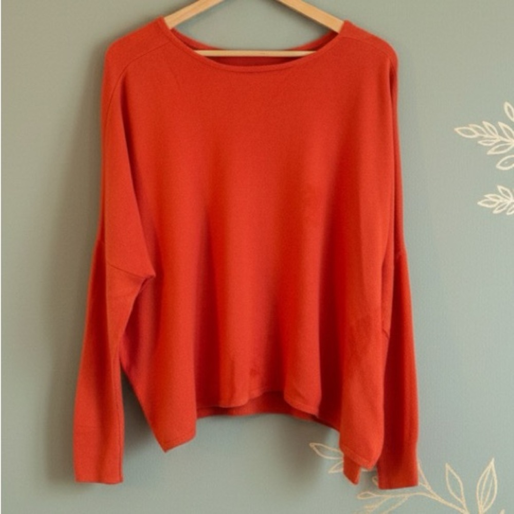 Alloy Long Sleeved Cotton Oversized Sweater